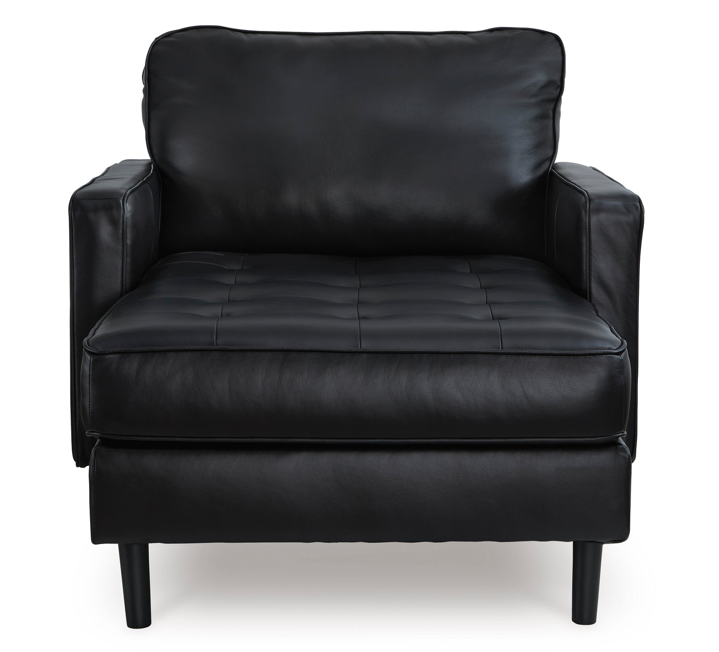 Bryceview Chaise- Leather- Onyx Color