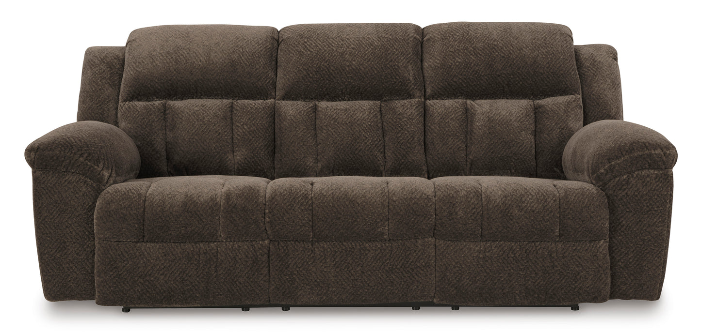 Frohn Reclining Sofa- Chocolate Color