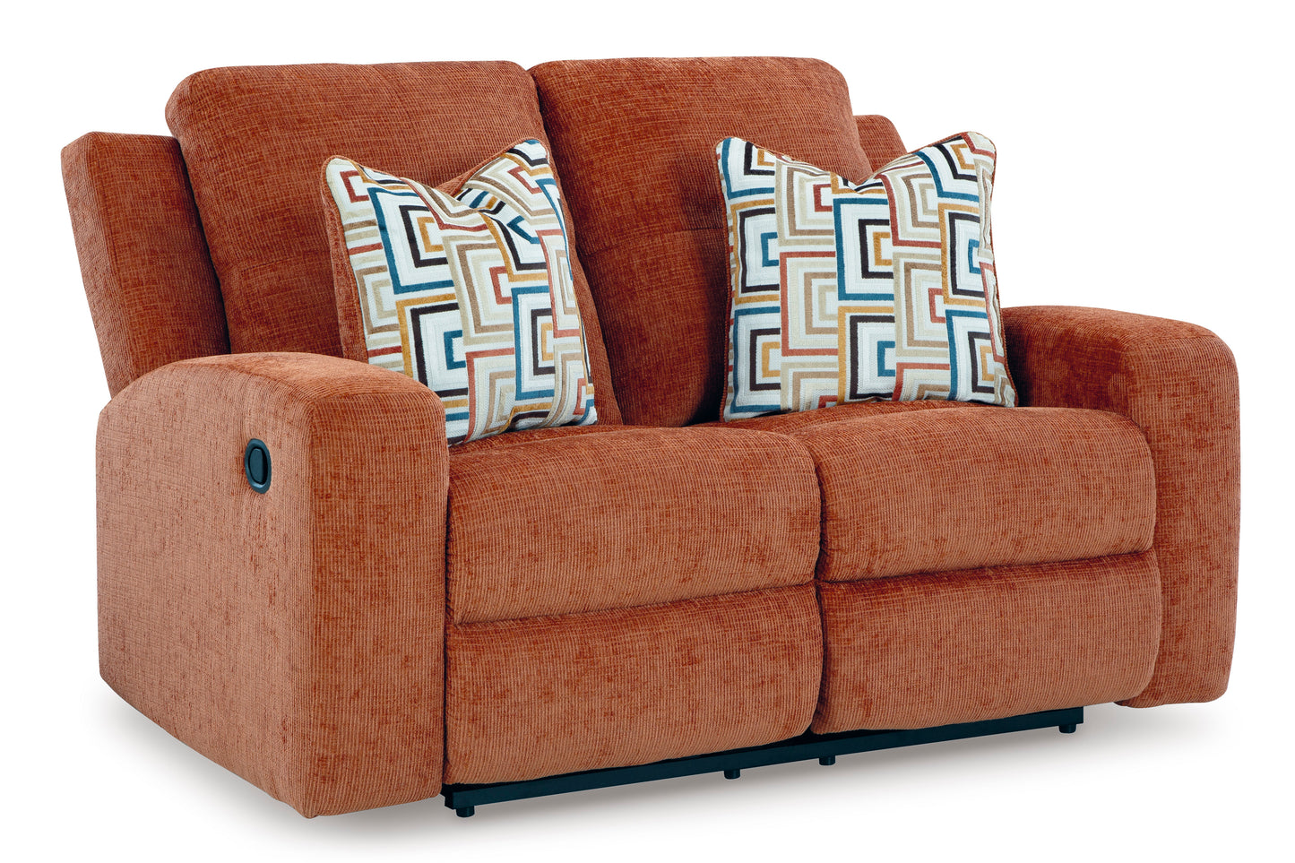 Danum Reclining Loveseat- Spice Color