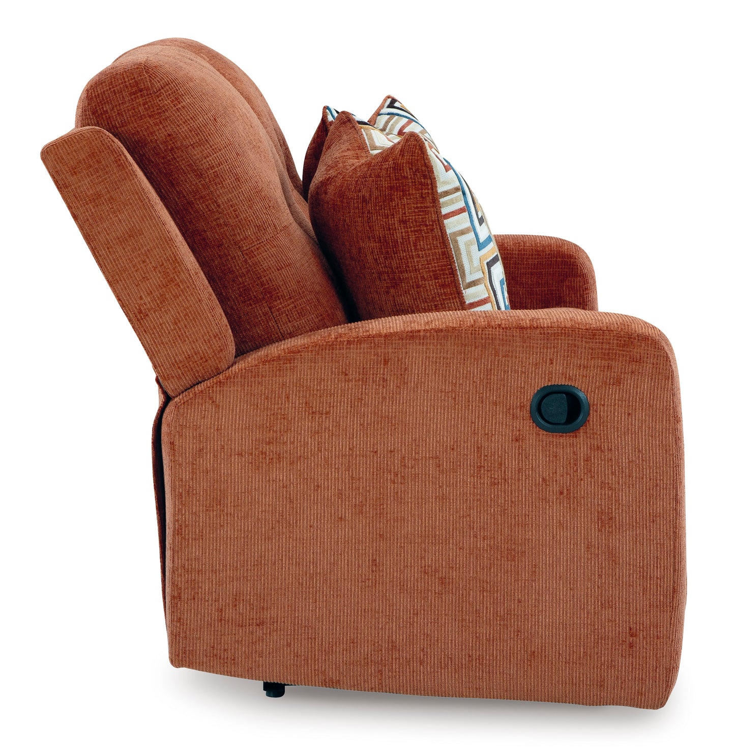 Danum Reclining Loveseat- Spice Color