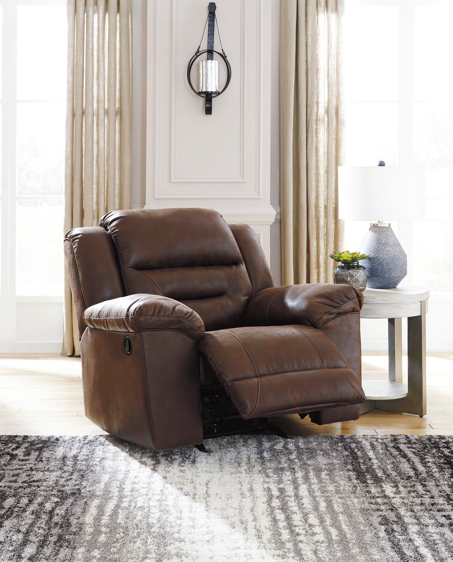 Stoneland Rocker Recliner- Chocolate Color