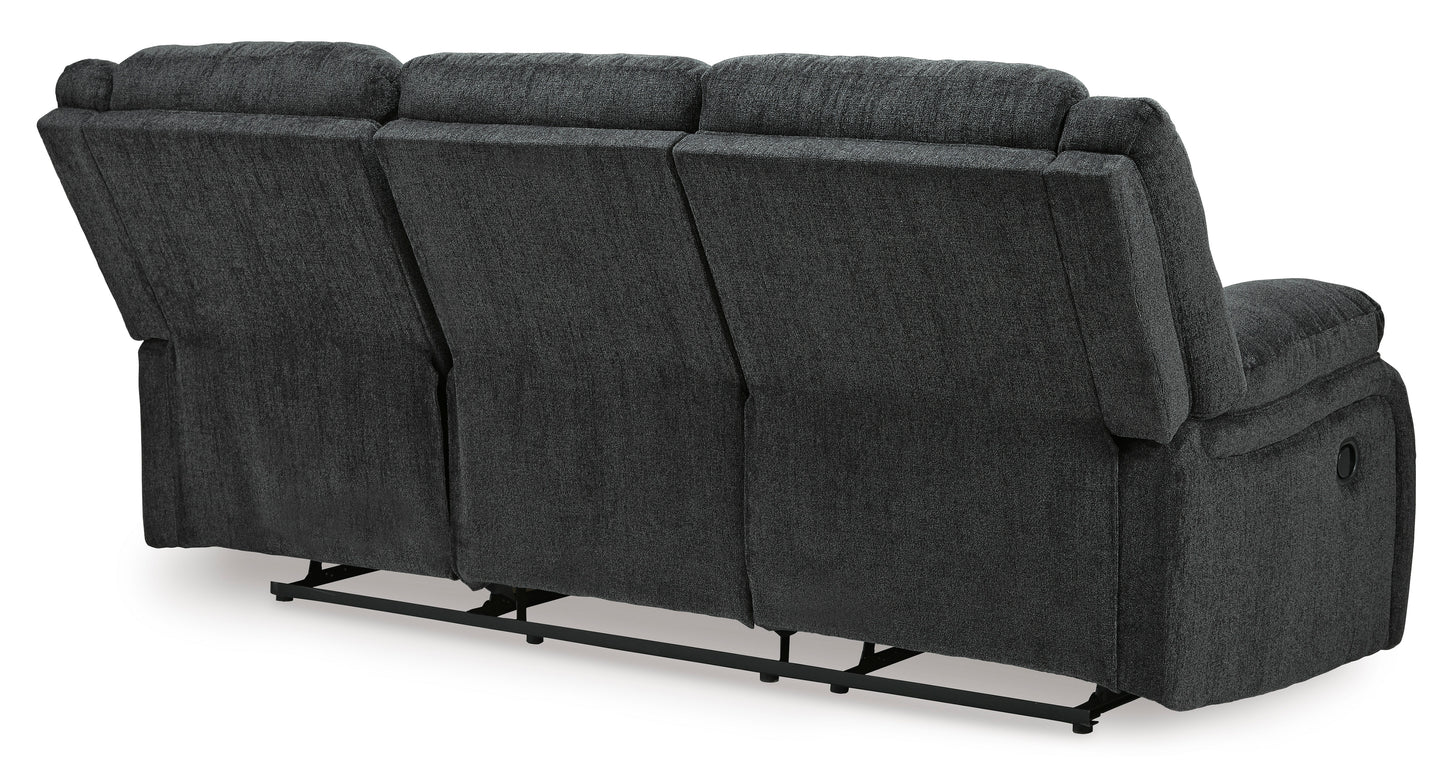 Draycoll Reclining Sofa--Slate Color
