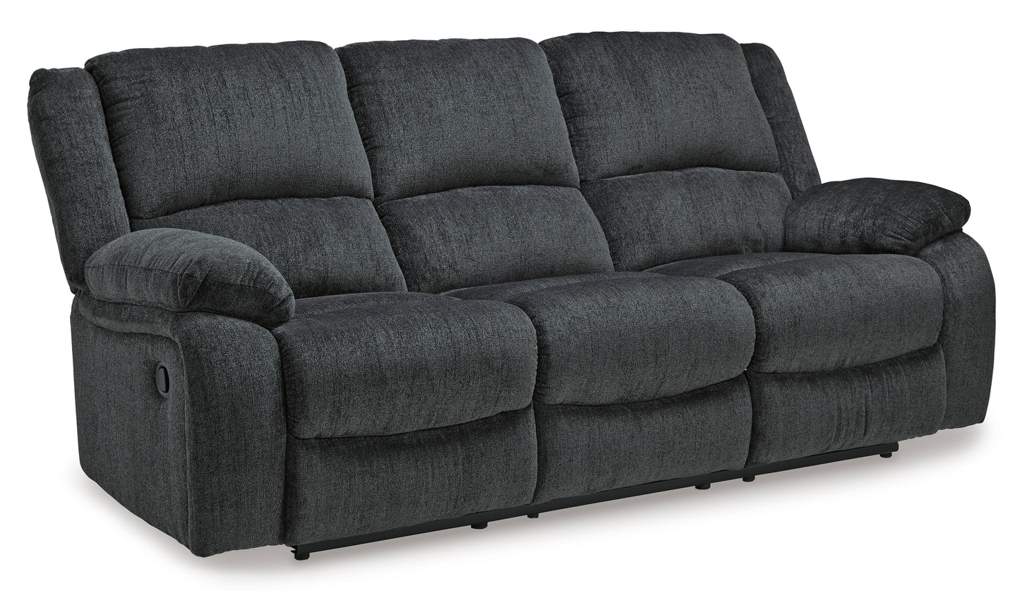 Draycoll Reclining Sofa--Slate Color