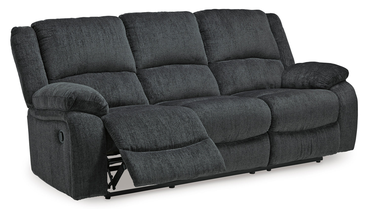 Draycoll Reclining Sofa--Slate Color