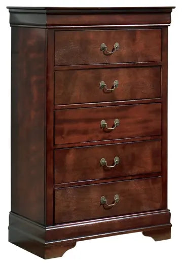 Alisdair Sleigh Bed With Mirrored Dresser And Chest - Premier Furniture & Mattress