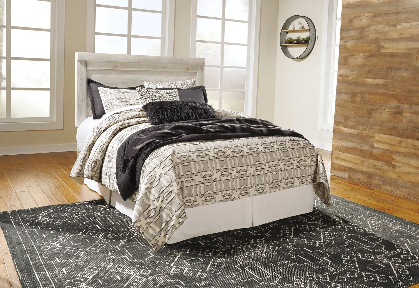 Bellaby Panel Headboard With Mirrored Dresser And Chest Premier Furniture & Mattress