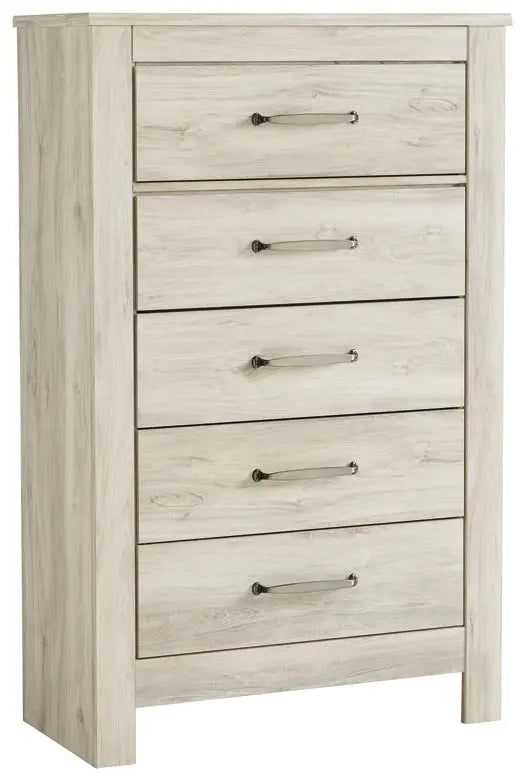 Bellaby Panel Headboard With Mirrored Dresser And Chest Premier Furniture & Mattress