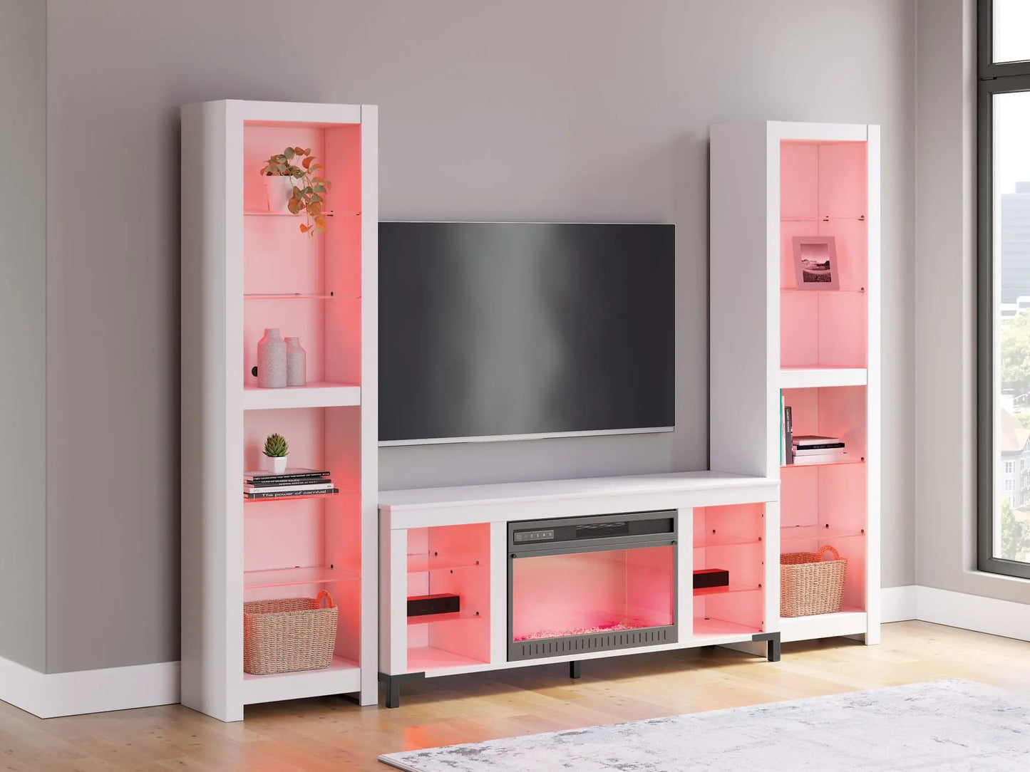 Brollevi 3-Piece Entertainment Center Premier Furniture & Mattress