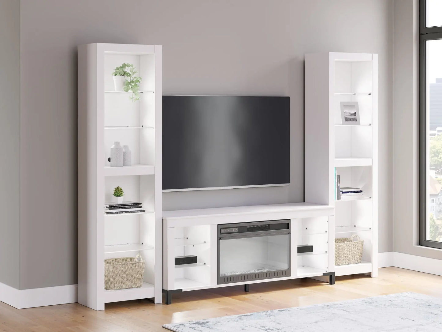 Brollevi 3-Piece Entertainment Center Premier Furniture & Mattress