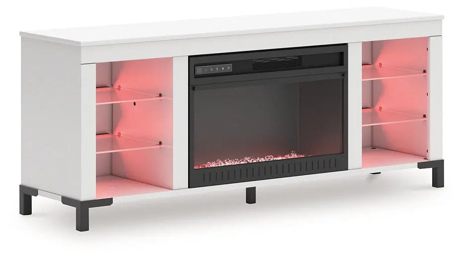 Brollevi TV Stand with Fireplace Premier Furniture & Mattress