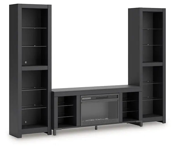Cayberry 3-Piece Entertainment Center with Electric Fireplace Premier Furniture & Mattress
