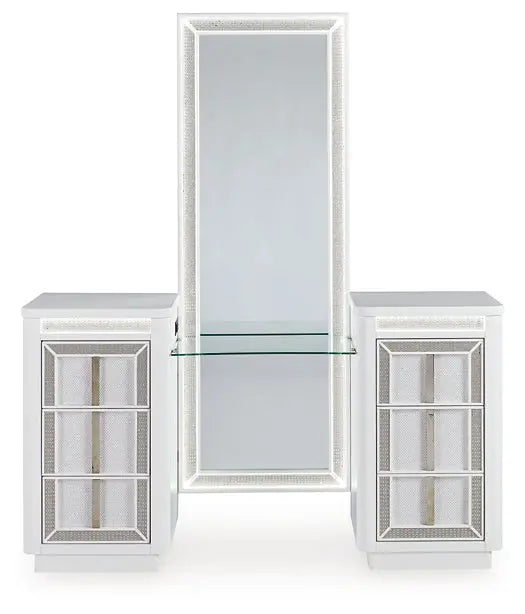 Chalanna Vanity with Mirror Premier Furniture & Mattress