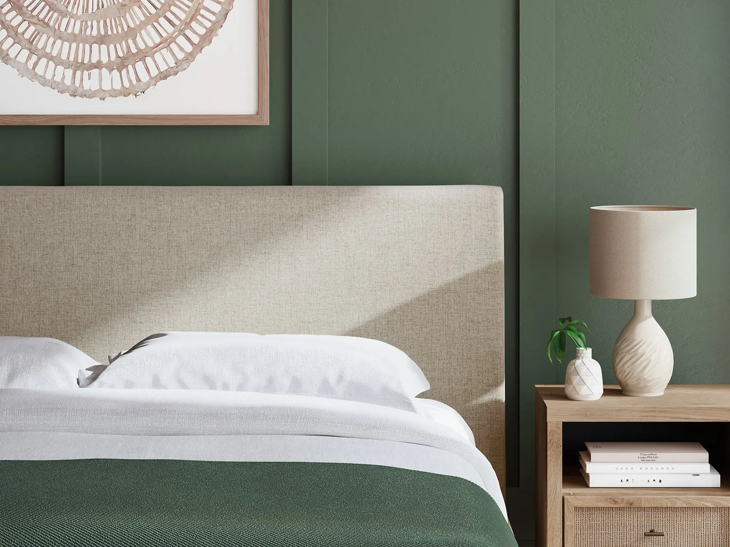 Cielden Cal King UPH Bed w/Roll Slats Premier Furniture & Mattress