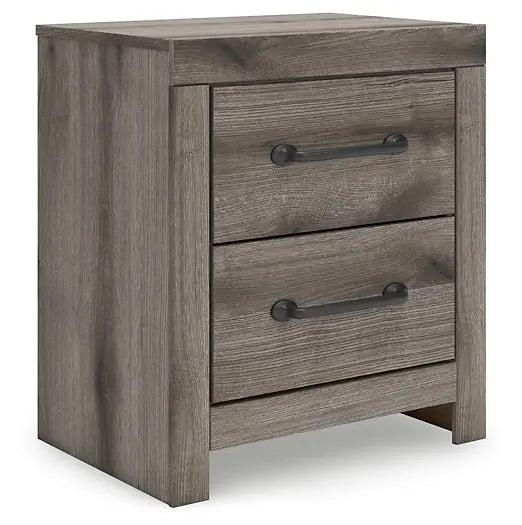 Graystorm Two Drawer Night Stand Premier Furniture & Mattress