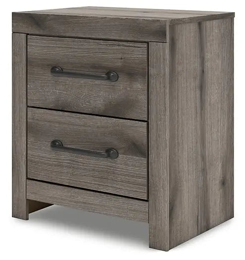 Graystorm Two Drawer Night Stand Premier Furniture & Mattress