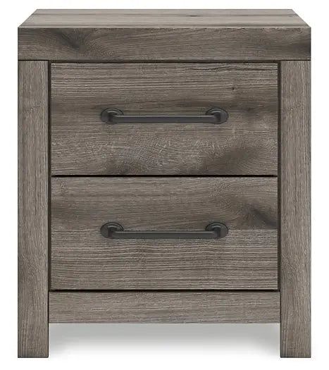 Graystorm Two Drawer Night Stand Premier Furniture & Mattress
