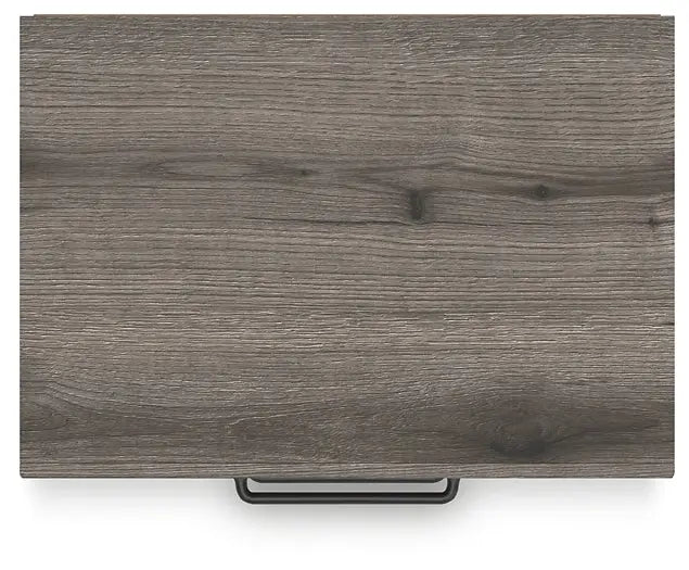 Graystorm Two Drawer Night Stand Premier Furniture & Mattress