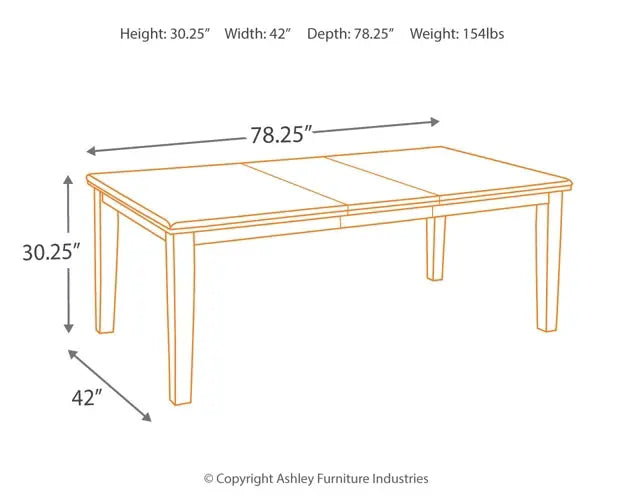 Haddigan RECT Dining Room EXT Table - Premier Furniture & Mattress