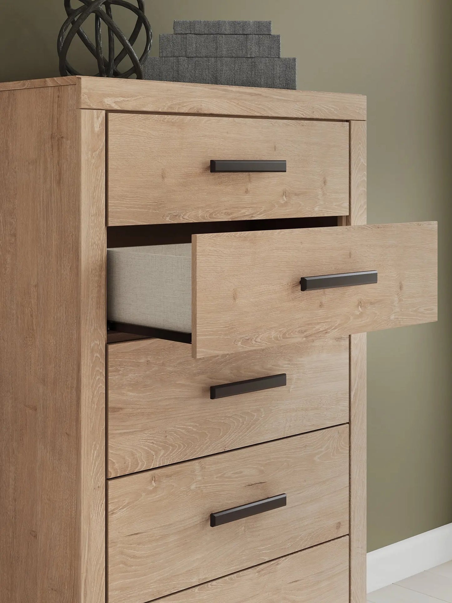 Sanginlane Five Drawer Chest Premier Furniture & Mattress