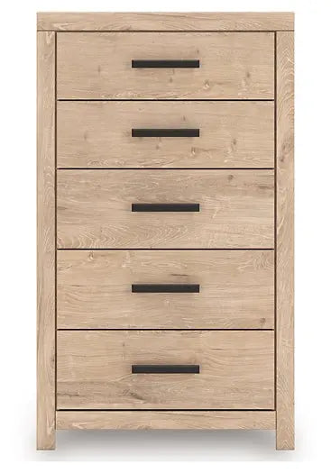 Sanginlane Five Drawer Chest Premier Furniture & Mattress