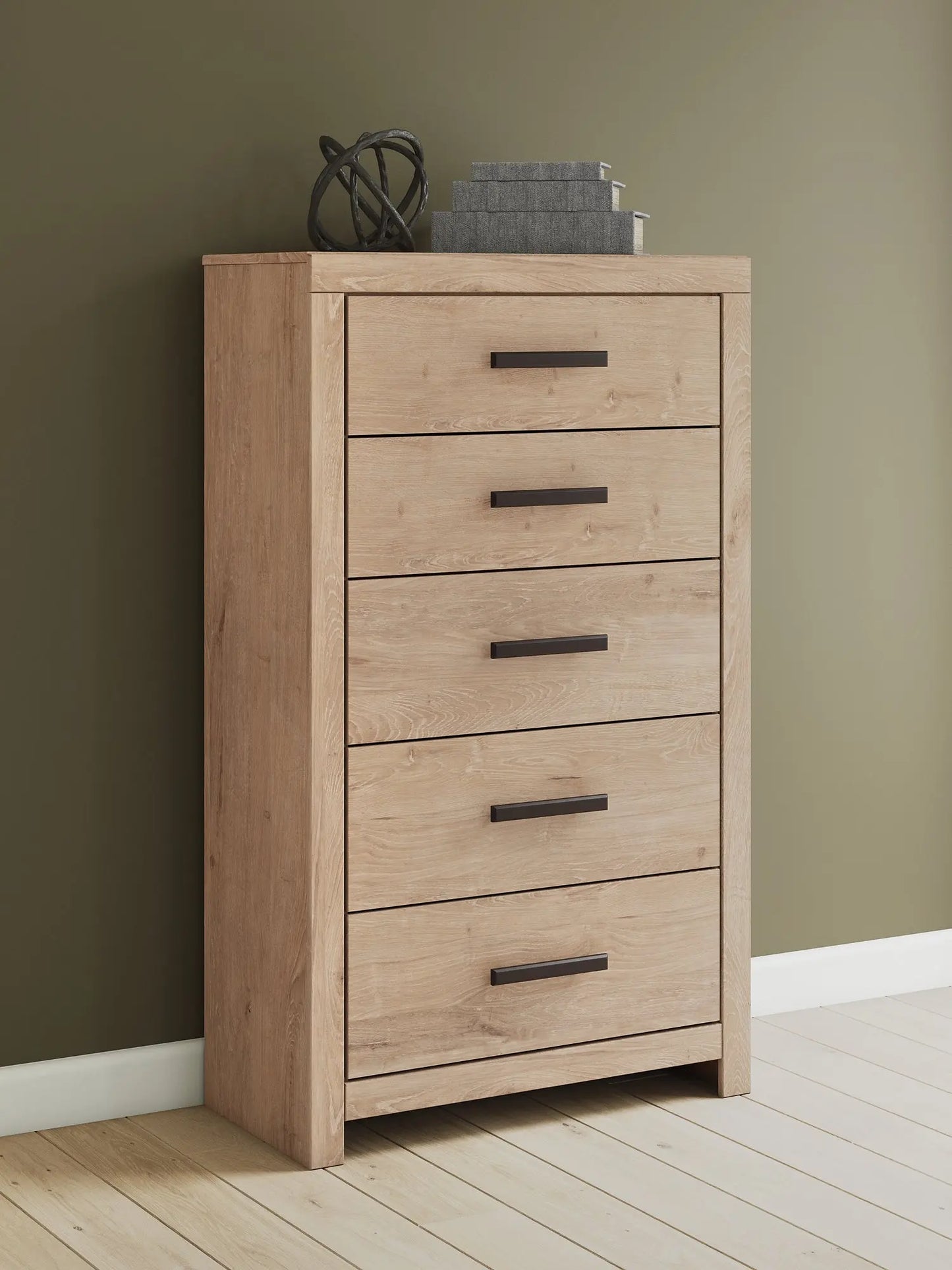 Sanginlane Five Drawer Chest Premier Furniture & Mattress