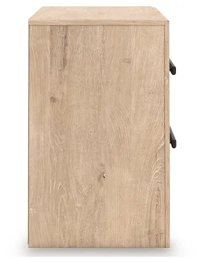 Sanginlane Two Drawer Night Stand Premier Furniture & Mattress