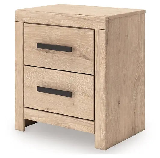 Sanginlane Two Drawer Night Stand Premier Furniture & Mattress