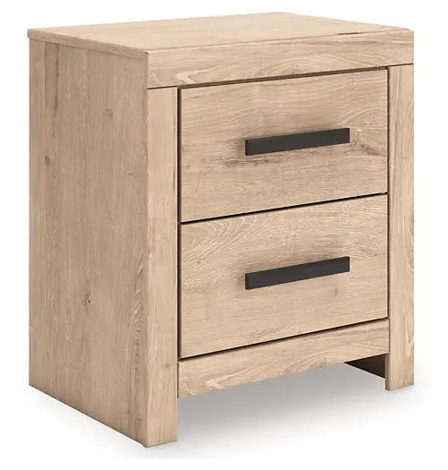 Sanginlane Two Drawer Night Stand Premier Furniture & Mattress