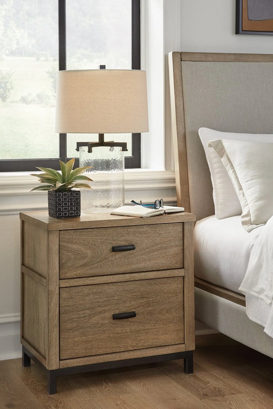 Tomtyn Two Drawer Night Stand Premier Furniture & Mattress