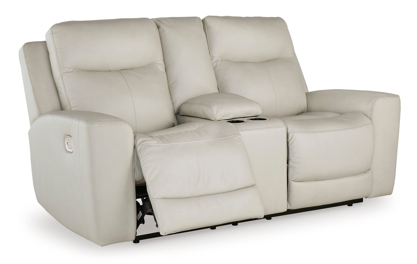 Mindanao PWR REC Loveseat/CON/ADJ HDRST- Coconut Color