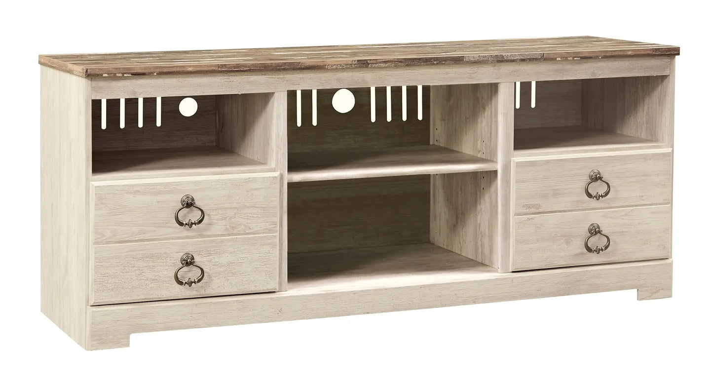 Willowton LG TV Stand w/Fireplace Option - Premier Furniture & Mattress