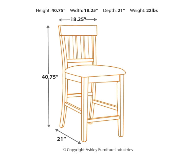 Haddigan Upholstered Barstool (2/CN) - Premier Furniture & Mattress