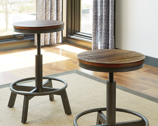 Torjin Swivel Stool (2/CN) - Premier Furniture & Mattress