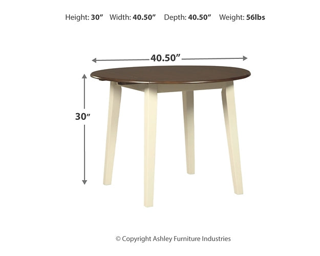 Woodanville Round DRM Drop Leaf Table - Premier Furniture & Mattress