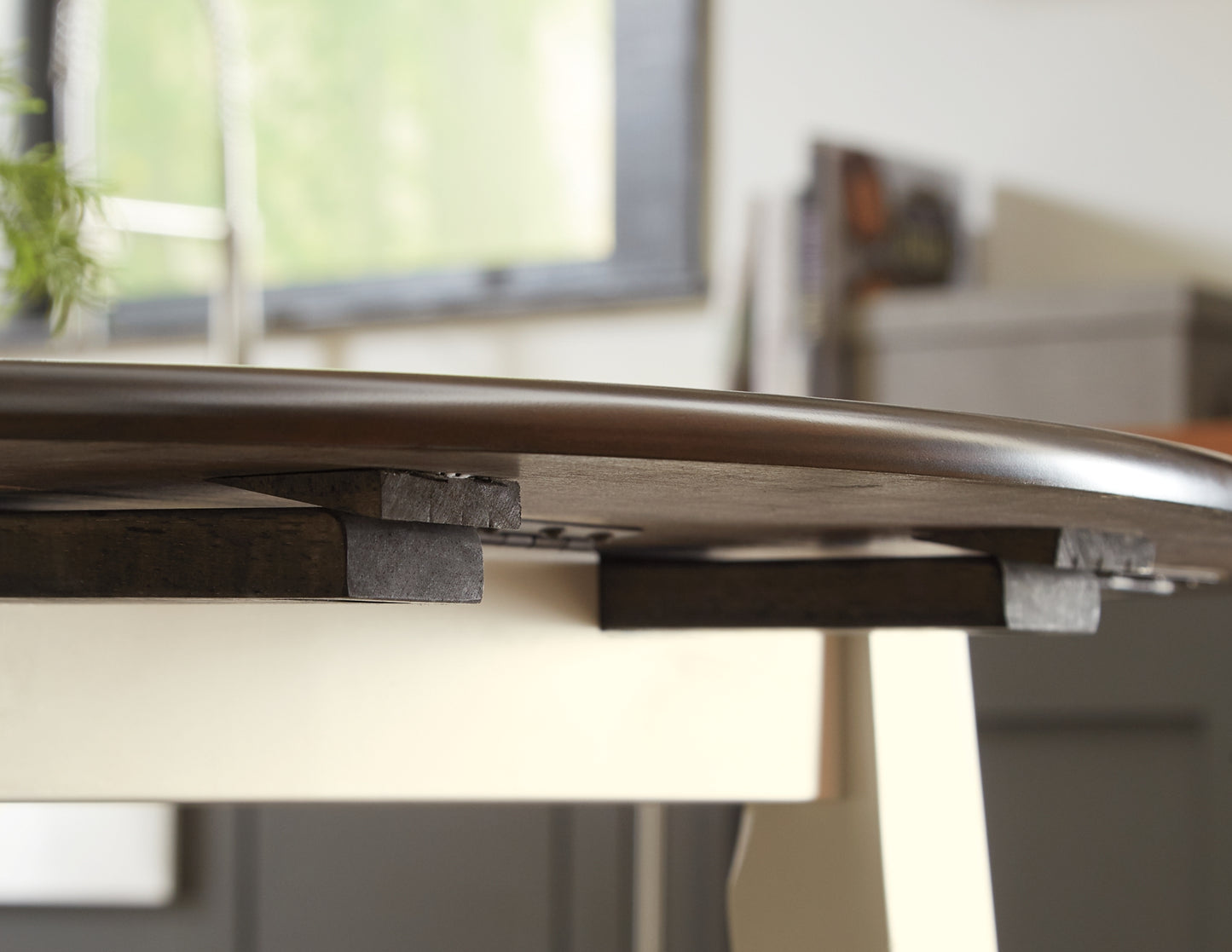 Woodanville Round DRM Drop Leaf Table - Premier Furniture & Mattress