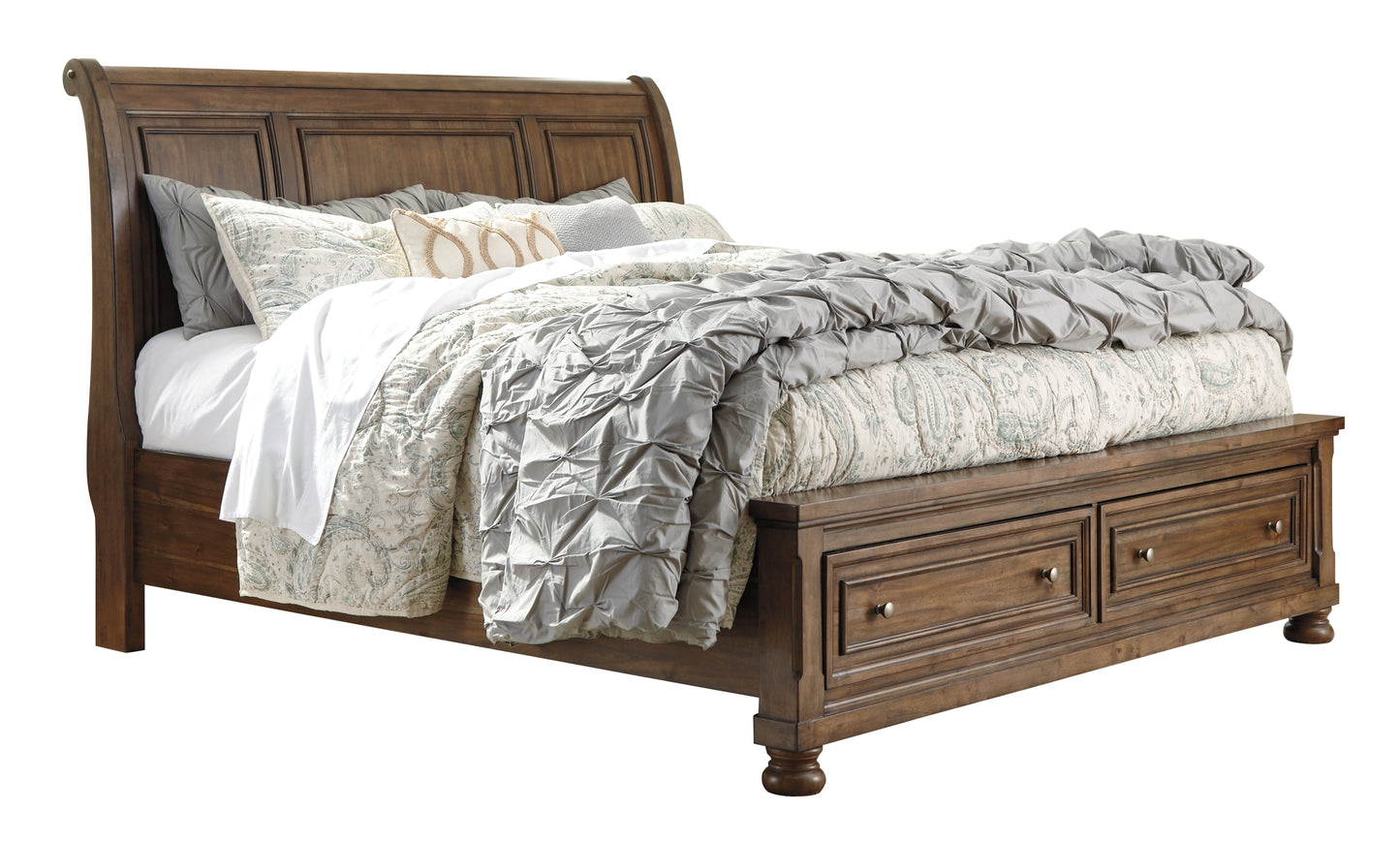 Robbinsdale Sleigh Bed With Storage - Premier Furniture & Mattress