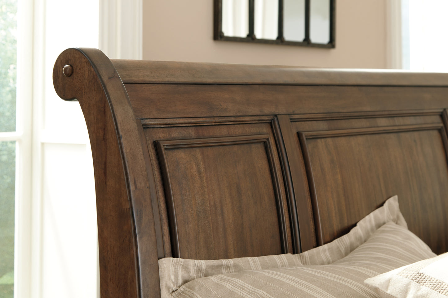 Robbinsdale Sleigh Bed With Storage - Premier Furniture & Mattress
