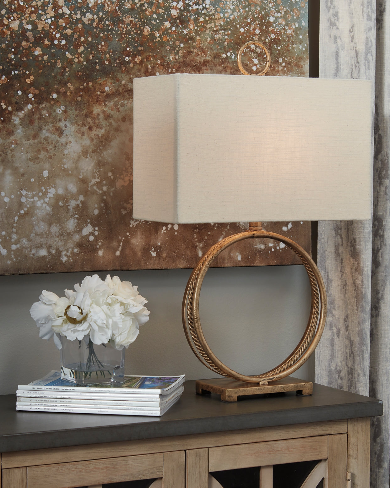 Mahala Metal Table Lamp (1/CN) - Premier Furniture & Mattress