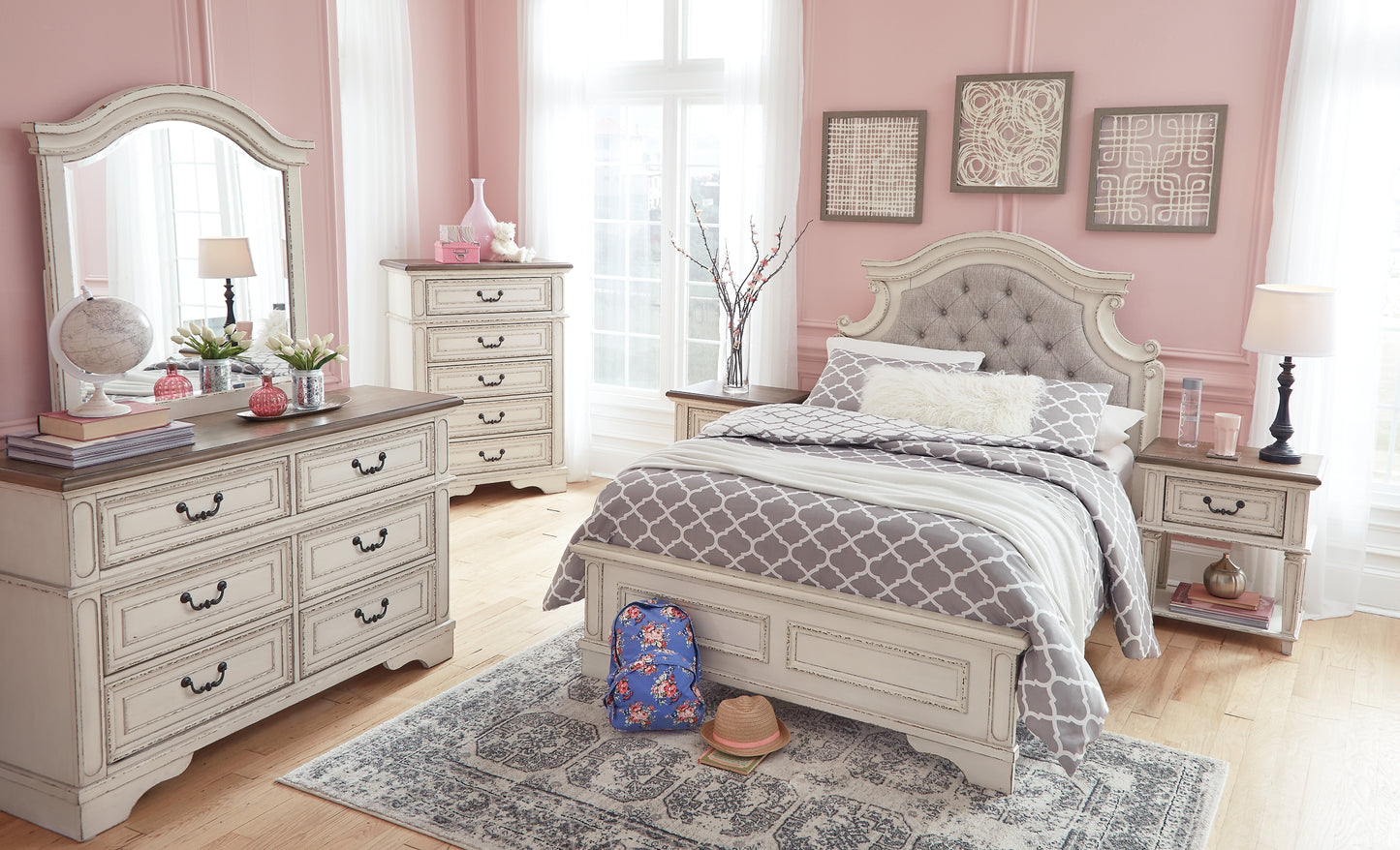 Realyn Upholstered Panel Bed - Premier Furniture & Mattress