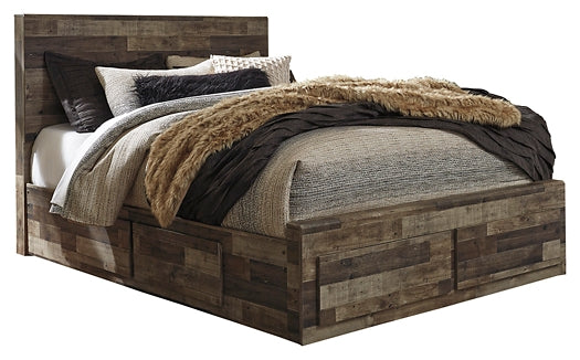 Derekson Panel Bed With 6 Storage Drawers - Premier Furniture & Mattress