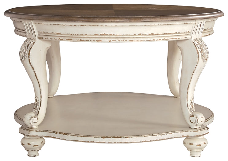 Realyn Oval Cocktail Table - Premier Furniture & Mattress