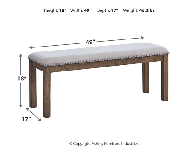 Moriville Upholstered Bench - Premier Furniture & Mattress