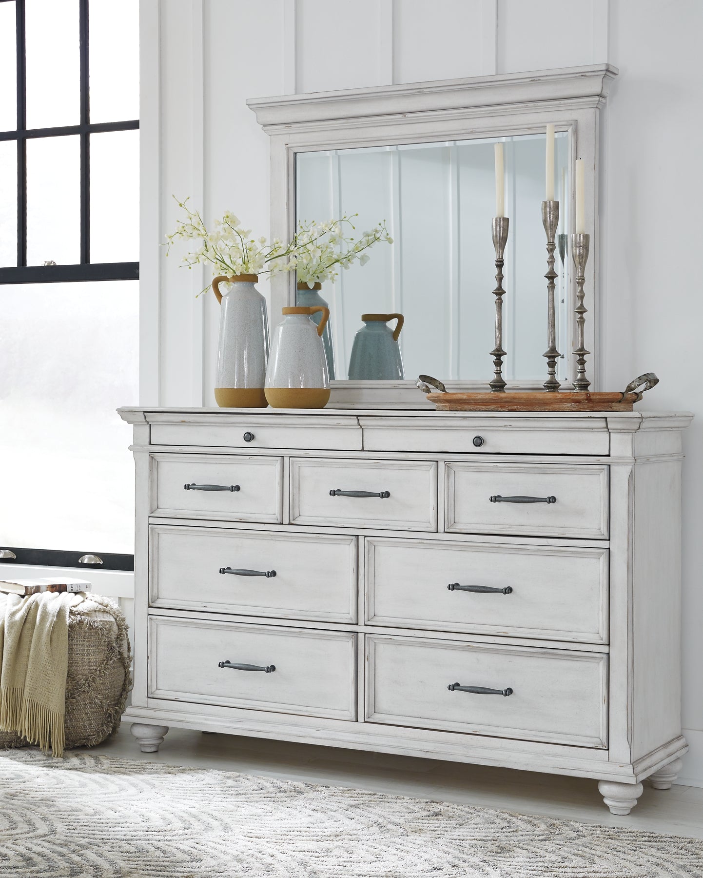Kanwyn Dresser and Mirror - Premier Furniture & Mattress
