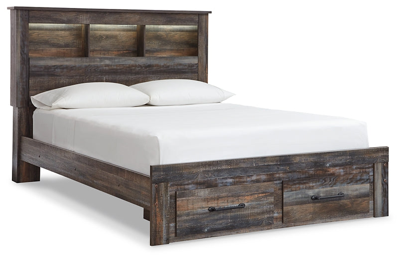 Drystan Bookcase Bed With 2 Storage Drawers - Premier Furniture & Mattress