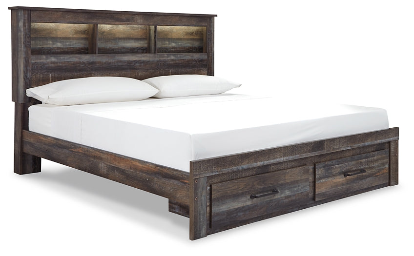 Drystan Bookcase Bed With 2 Storage Drawers - Premier Furniture & Mattress
