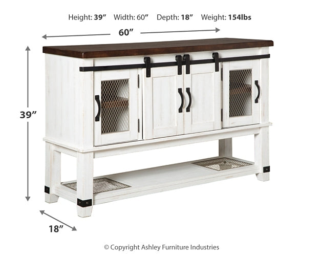 Valebeck Dining Room Server - Premier Furniture & Mattress
