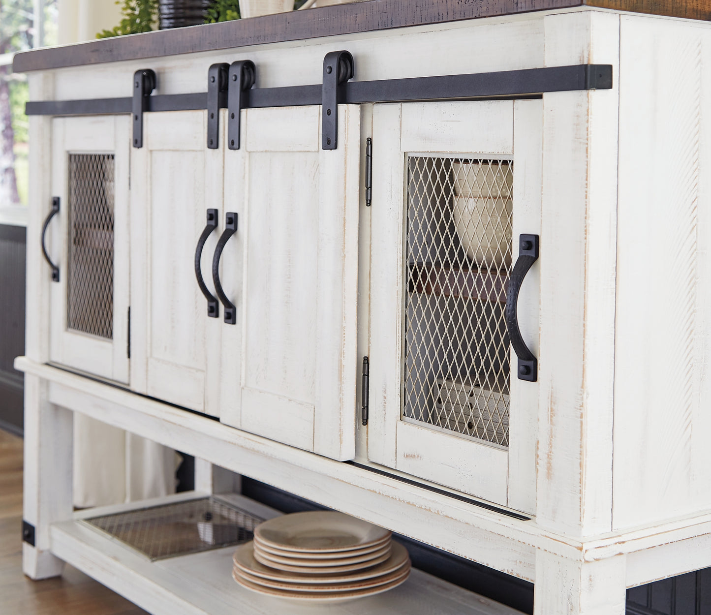 Valebeck Dining Room Server - Premier Furniture & Mattress