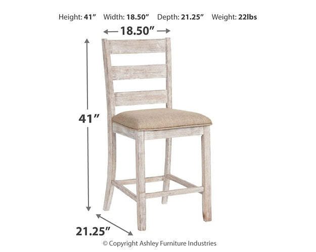 Skempton Upholstered Barstool (2/CN) - Premier Furniture & Mattress