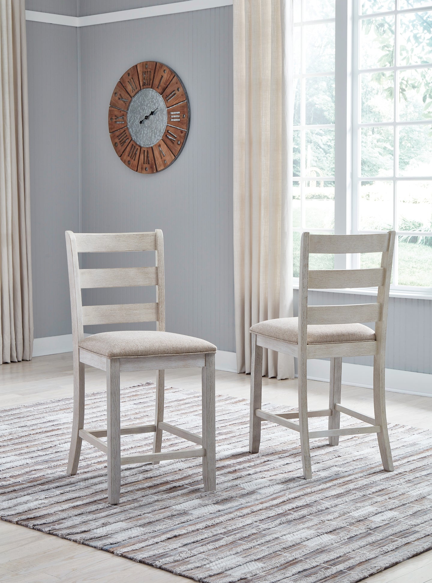 Skempton Upholstered Barstool (2/CN) - Premier Furniture & Mattress