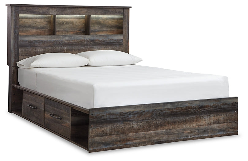Drystan Bookcase Bed With 4 Storage Drawers - Premier Furniture & Mattress